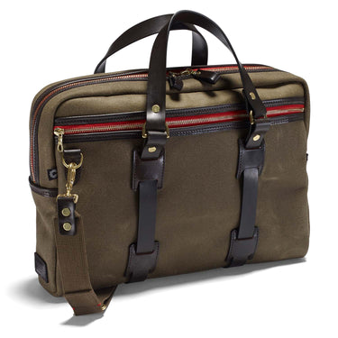 Vintage Canvas Laptop bag Olive